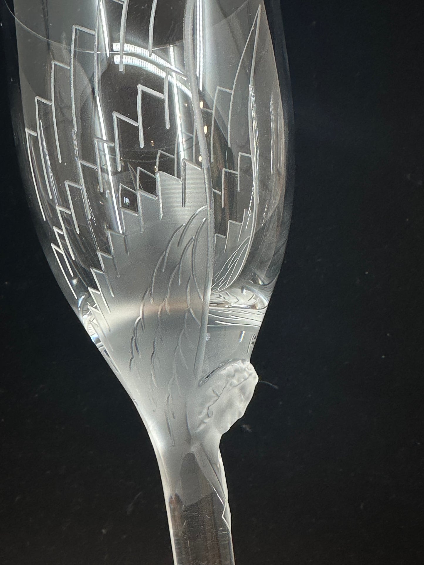 Lalique Angel Wing Wine Glass (F9JY3R)