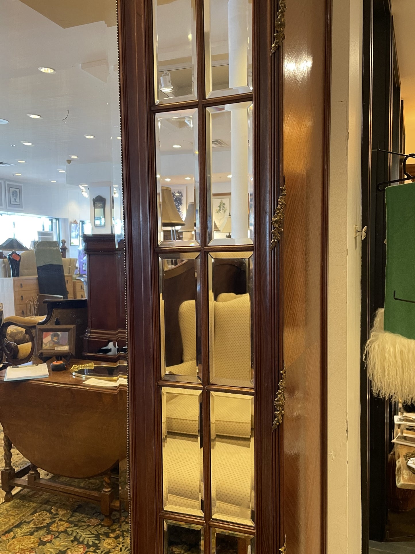 French Louis XVI Mirrored Armoire AS IS (00Y006)