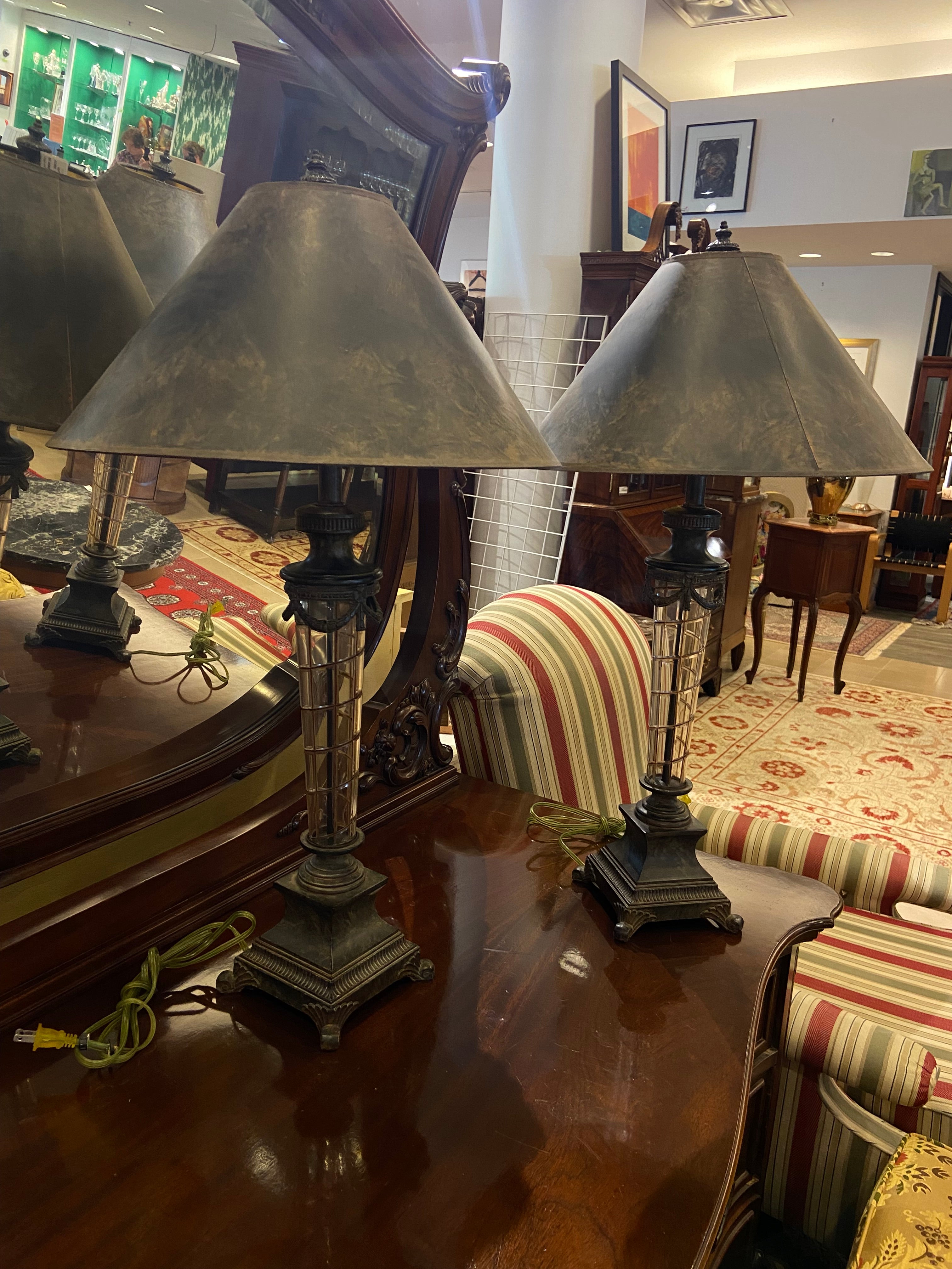 Pair of deals buffet lamps