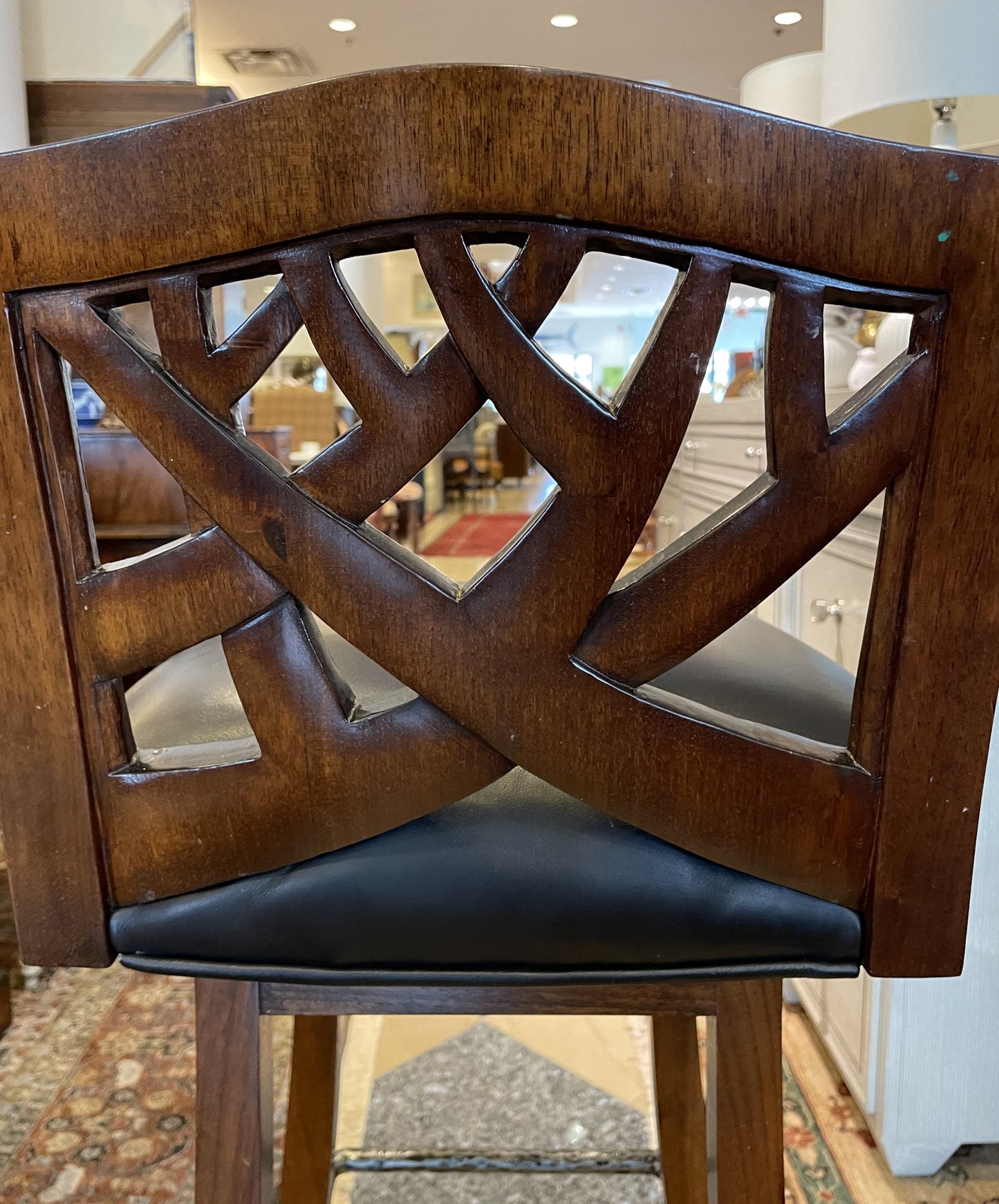 Pair of Martin Pierce "Hedgerow" Bar Stools AS IS (V9F8T4)