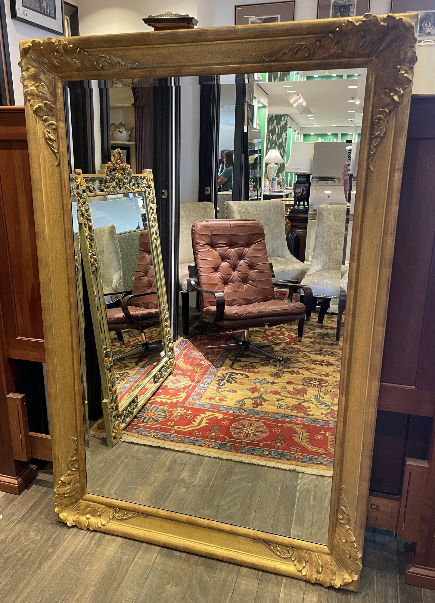 Armand Lee Carved Gilt Mirror (EJ3HSL)