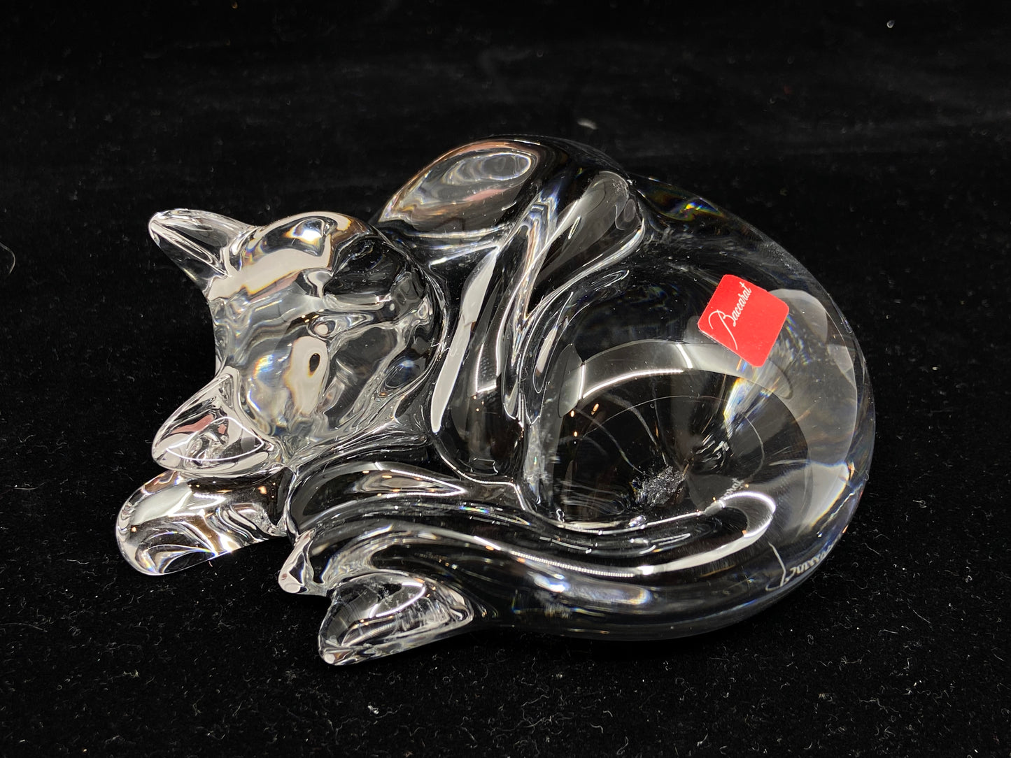 Baccarat Sleeping Cat (D8BYHT)