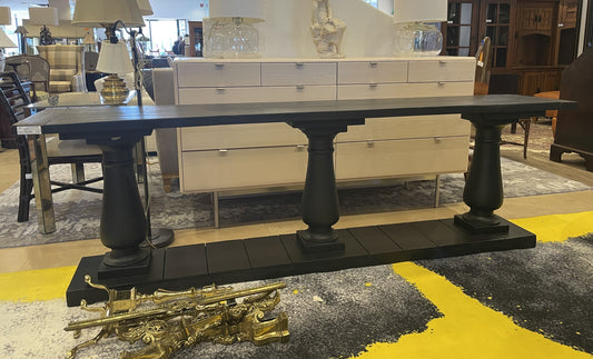 Restoration Hardware Ebony Console Table (03H00A)