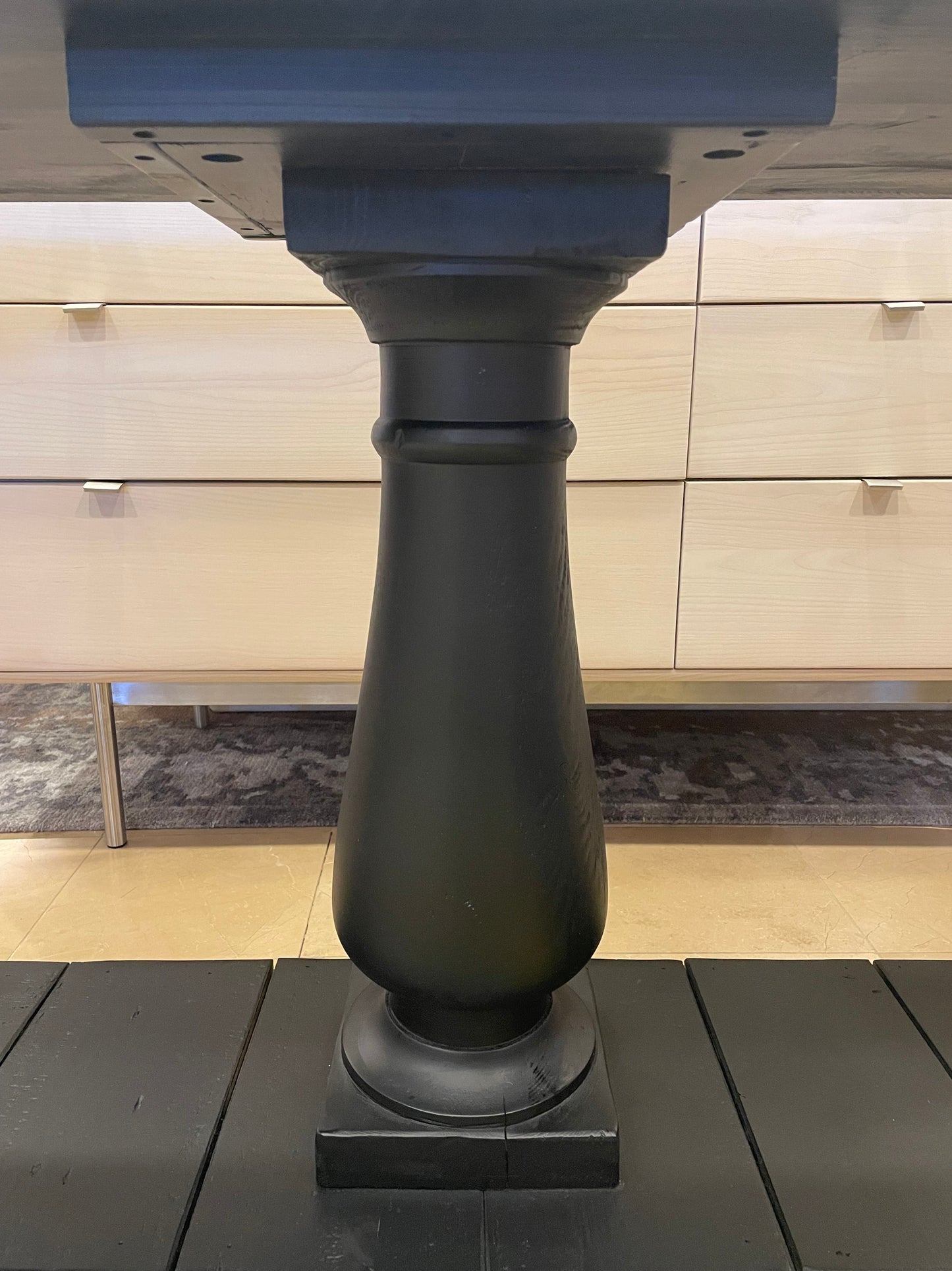 Restoration Hardware Ebony Console Table (03H00A)