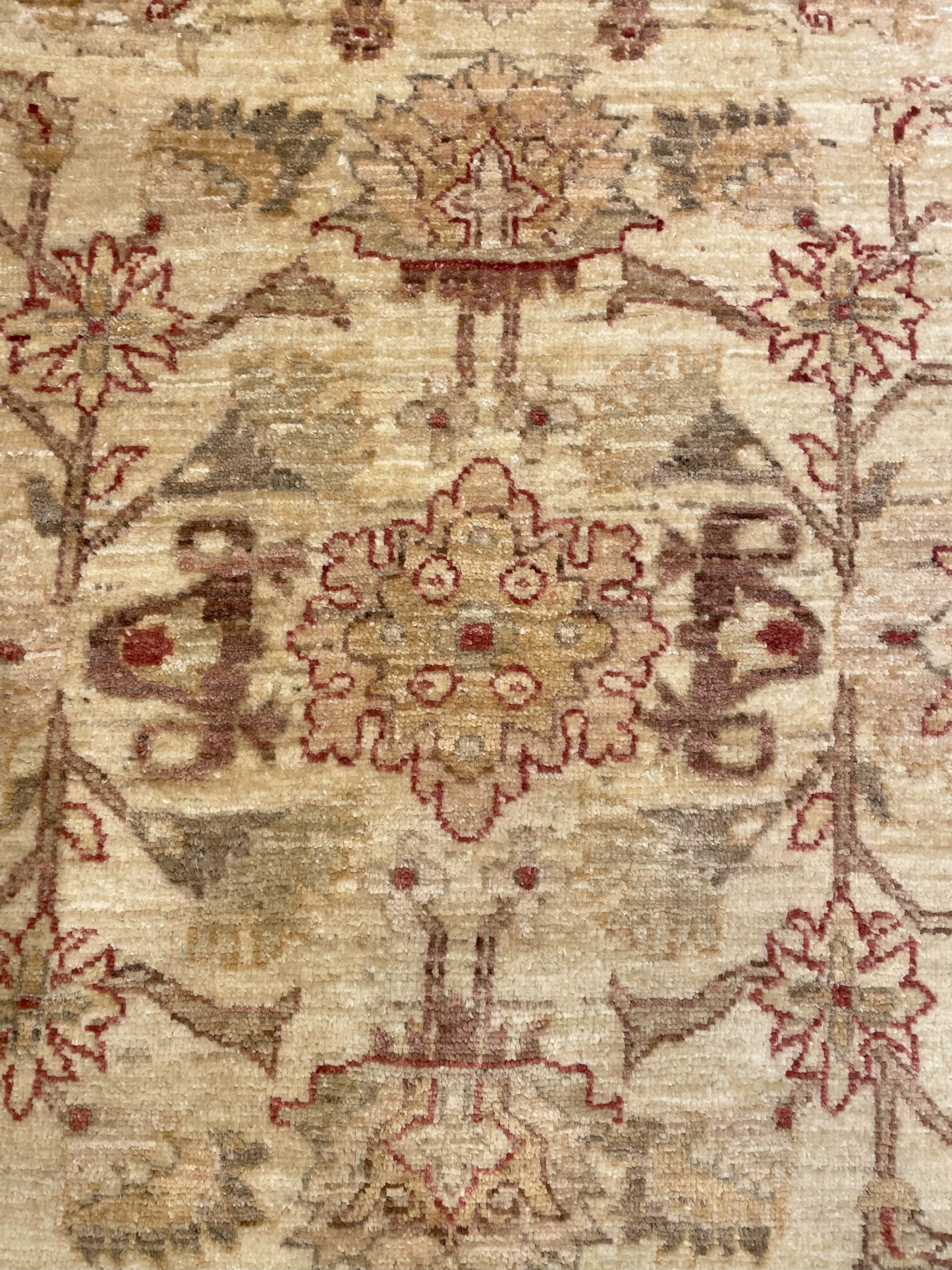 Hand Knotted Neutral Rug (7.9x11.9) (03H019)