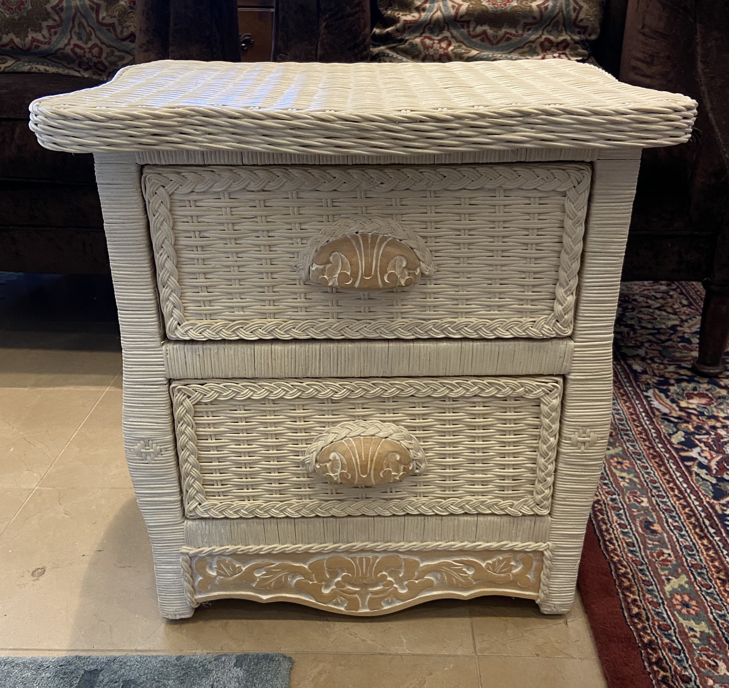 Pier 1 Jamaica Collection Wicker Nightstand (BZJW94)