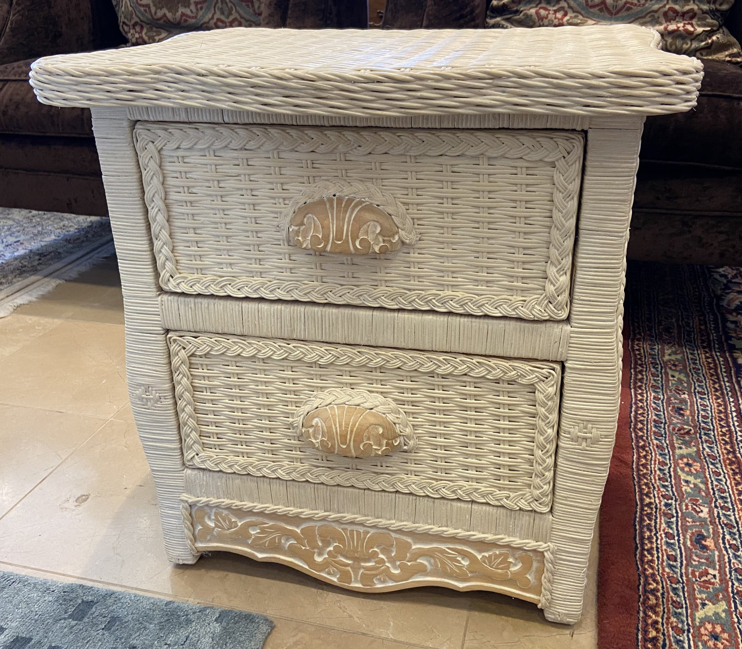 Pier 1 Jamaica Collection Wicker Nightstand (BZJW94)