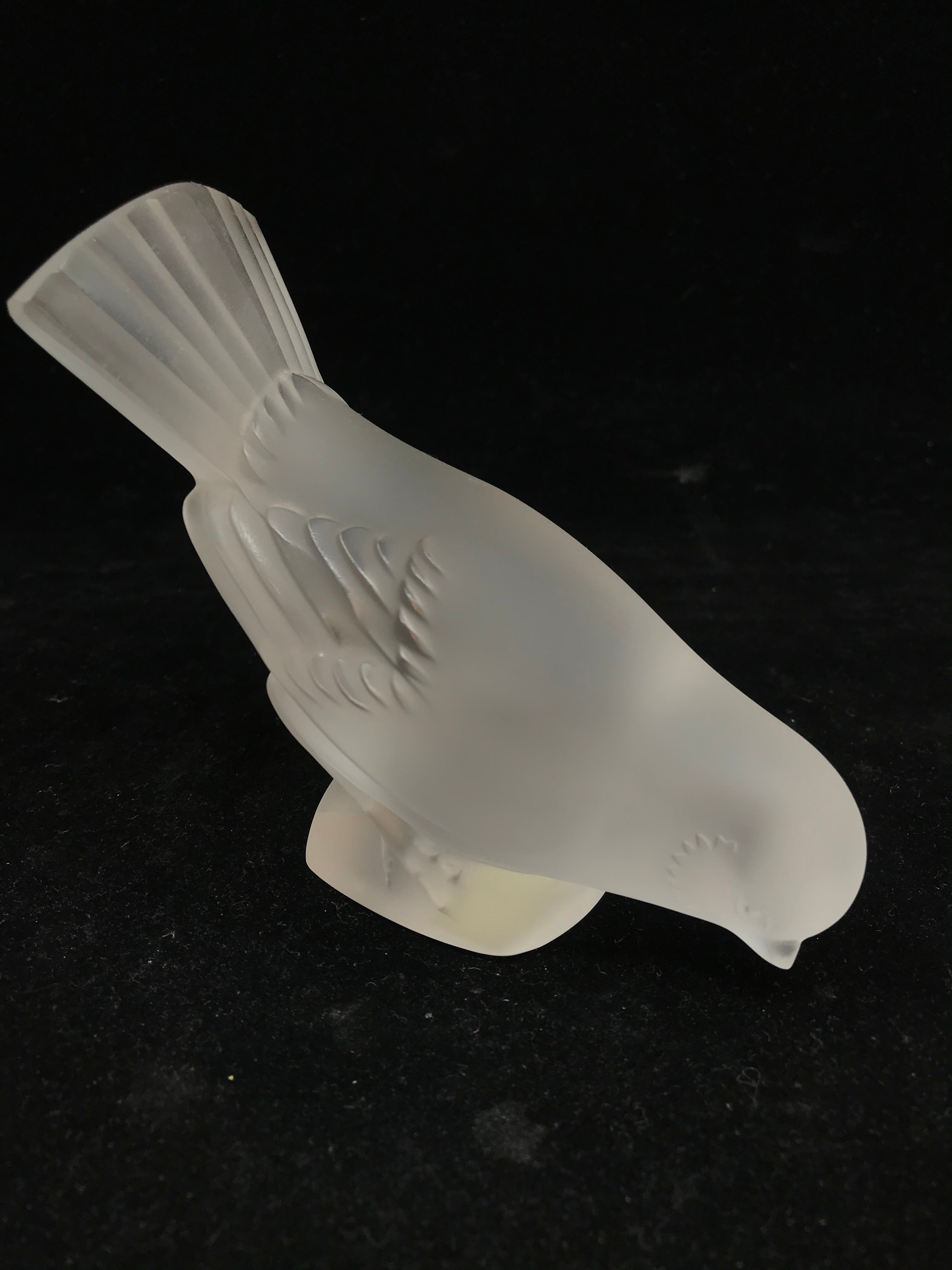 Lalique Frosted Sparrow (Head Down) – The Perfect Thing