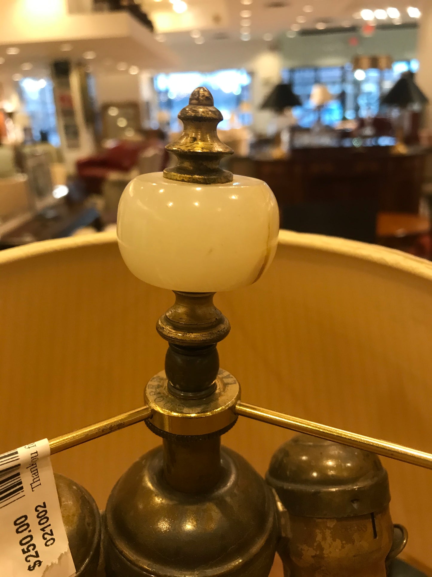 Frederick Cooper Alabaster Lamp