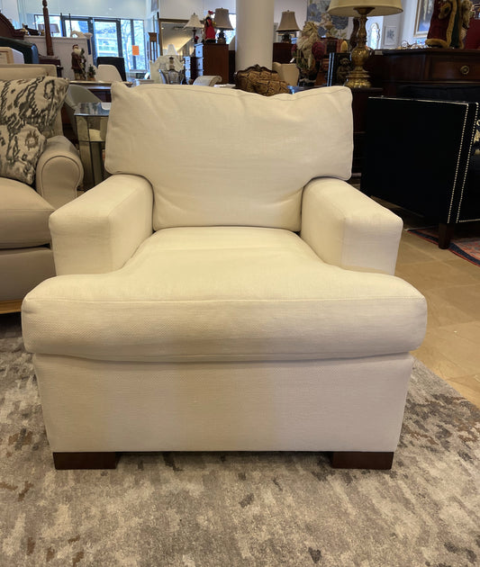 A Rudin Occassional Chair with Custom Loro Piana Upholstery (RH8JDH)