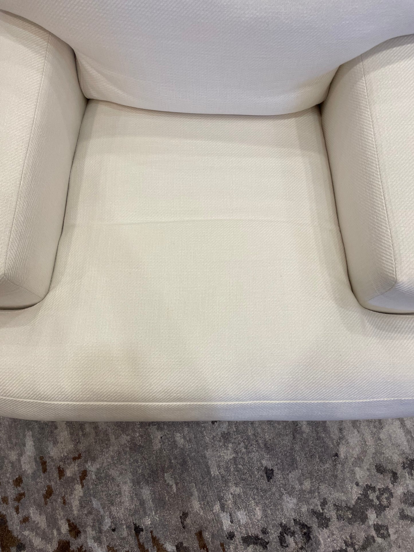 A Rudin Occassional Chair with Custom Loro Piana Upholstery (RH8JDH)