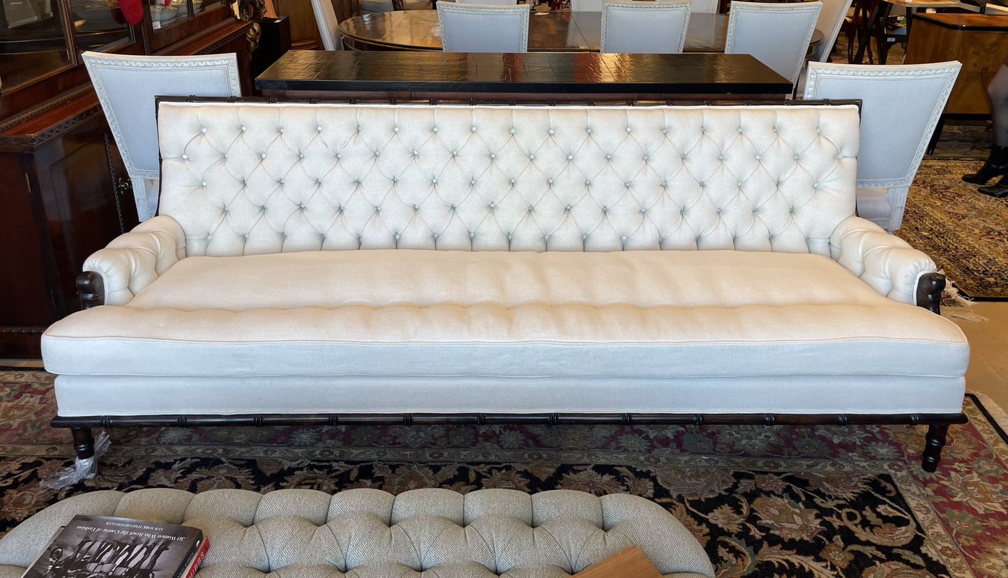 John Boone Stuyvesant Sofa Tufted in Loro Piana (LSFJT5)