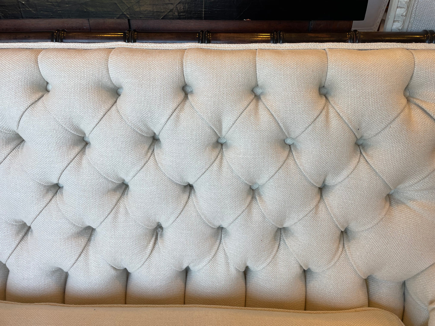 John Boone Stuyvesant Sofa Tufted in Loro Piana (LSFJT5)