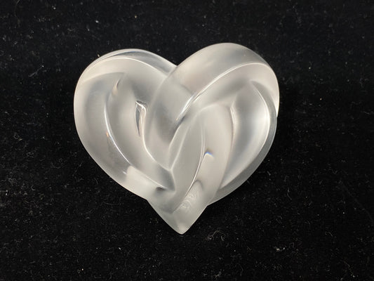 Lalique Twisted Heart Paperweight (LB6CLC)