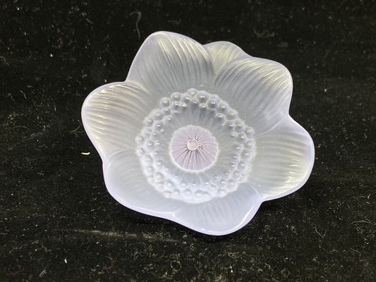 Lalique Lavender Anemone Flower (VS9E68)