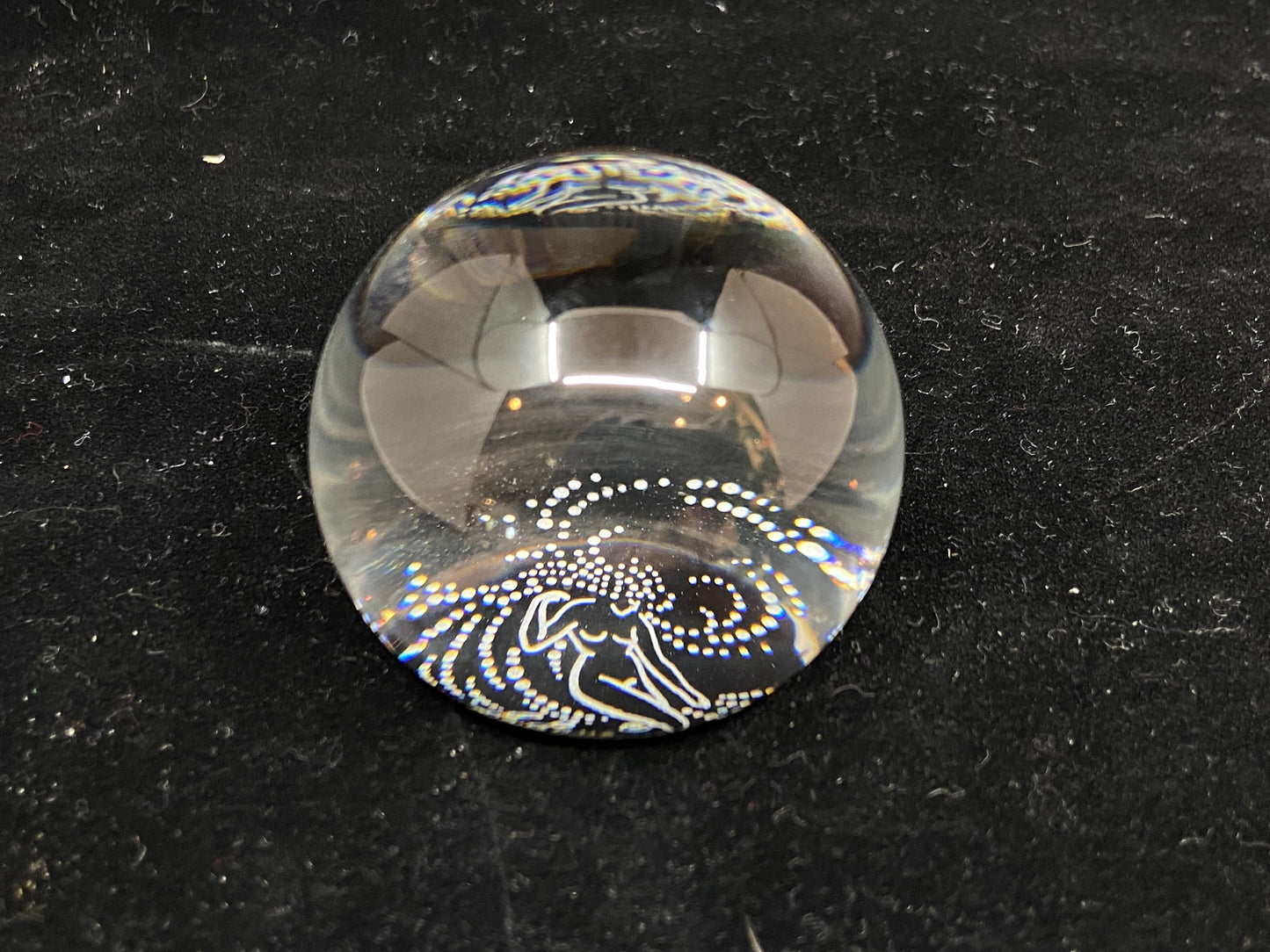 Lalique Angel Etched Bubble Paperweight (BFBTCS, 3JVZW6)