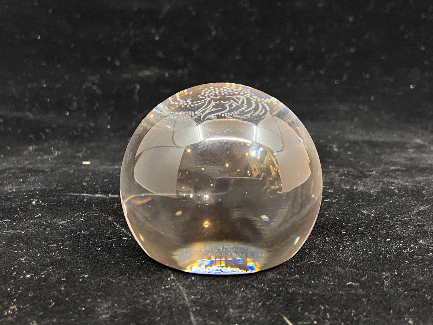 Lalique Angel Etched Bubble Paperweight (BFBTCS, 3JVZW6)