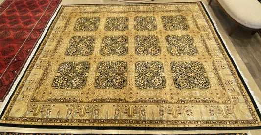 Hand-Knotted Rug 10x8 (61B3Y6)